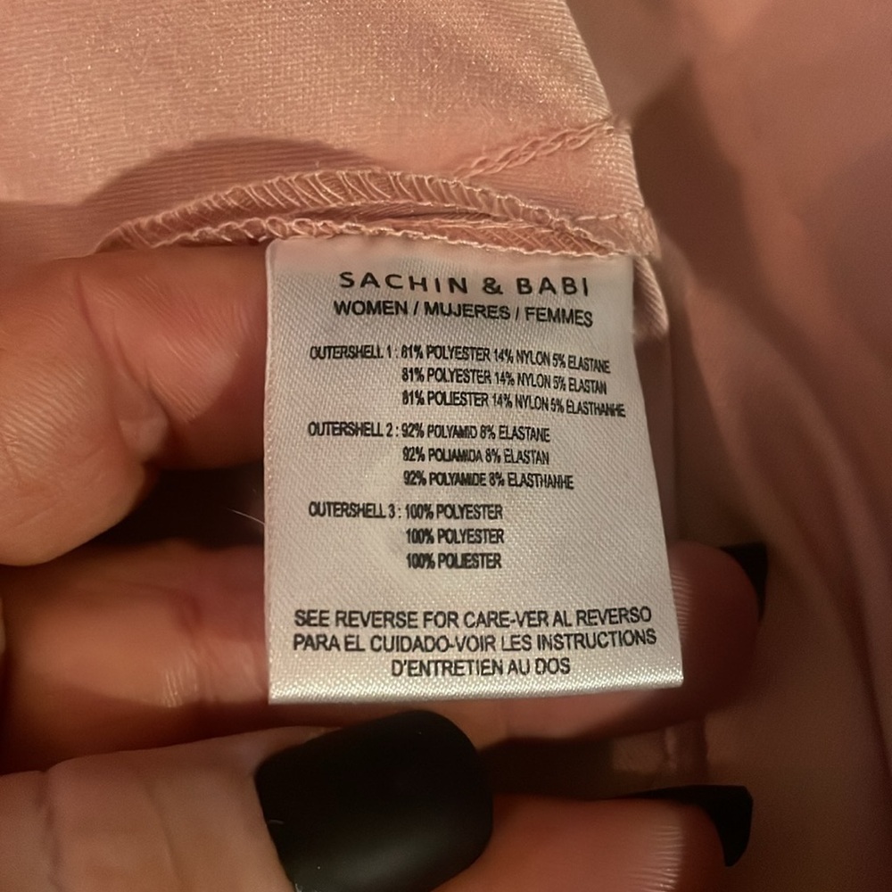 Sachin + Babi Margot Gown in blush. Size 2 - Picture 12 of 13